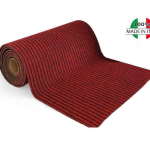 Tappeto Zerbino Carpet  Sanificante Smeraldo Rosso per Casa Hotel - H 1 X11 M