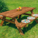 Tavolo Picnic Oasi in Legno di Pino 177X70 cm - ITALFROM 405