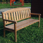 Panca Delia 3 Posti in Legno di Pino 175X63X97H cm - ITALFROM 407