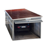 Box Garage Deposito Prefabbricato Coibentato in Acciaio Zincato 500x300 cm