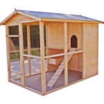 Pollaio in Legno Naturale - cm 160x244cm - ITALFROM 437