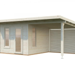 Chalet - Casa in Legno d' Abete Nordico(56mm) - cm 561x290 cm - ITALFROM 443