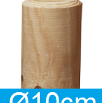 Pali in Legno di Pino Nordico Senza Punta Torniti Impregnati- Trattati Classe III - Diametro: 10cm - H250cm