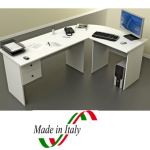 Postazione di Lavoro 183 X 132 X H 72 Home-Office