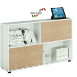 Librerie a 2 Ante Scorrevoli 120 X 35 X H 79