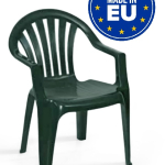 Set 4 Sedie Geres da Giardino Cucina Bar Ristorante Poltrona Sedia in Polipropilene Vari Colori