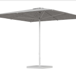 Ombrellone a Palo Centrale in Alluminio Plaza