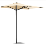Ombrellone a Palo Centrale City in Alluminio