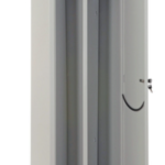 Armadio Sporco/Pulito in Metallo 1 Anta cm 179X36X50