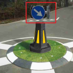 Sostegno Metallico a 3 o 4 Bracci per Segnali di Misura Ridotta da Inserire al Centro delle Rotonde Diam.60 X 1500 h